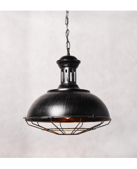 LAMPA WISZĄCA INDUSTRIALNA LOFT STARE SREBRO BOCCATO