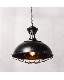 LAMPA WISZĄCA INDUSTRIALNA LOFT STARE SREBRO BOCCATO