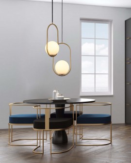 NOWOCZESNA LAMPA WISZĄCA BIAŁA PANARI D20