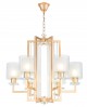 LAMPA WISZĄCA NOWOCZESNA ZŁOTA MANHATTAN W6