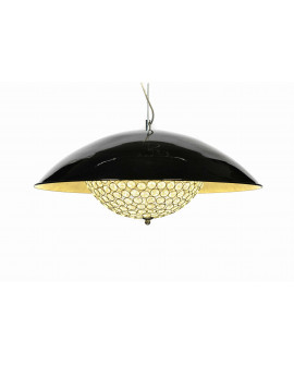 LAMPA WISZĄCA CZARNA MEZZALUNA W9