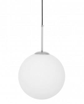 LAMPA WISZĄCA SUFITOWA NOWOCZESNA CHROMOWANA FREDICA D30 LUMINA DECO