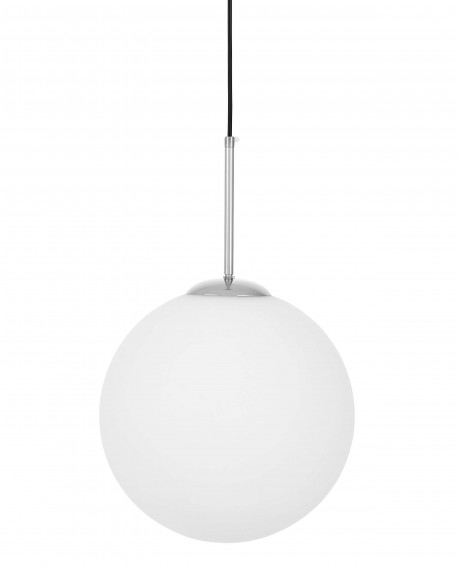 LAMPA WISZĄCA SUFITOWA NOWOCZESNA CHROMOWANA FREDICA D30 LUMINA DECO