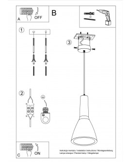 Lampa wisząca EMPOLI Sollux SL.0280