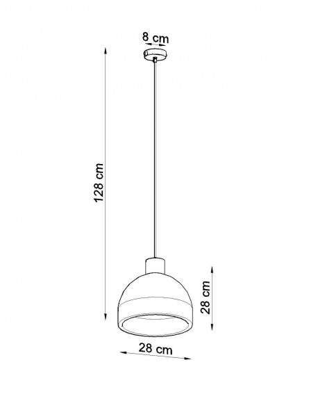 Lampa wisząca DAMASO Sollux SL.0281