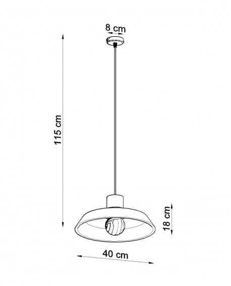 Lampa wisząca AFRA Sollux SL.0282