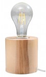 Lampa biurkowa SALGADO naturalne drewno Sollux SL.0674