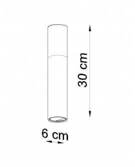 Plafon PABLO czarny Sollux SL.0635