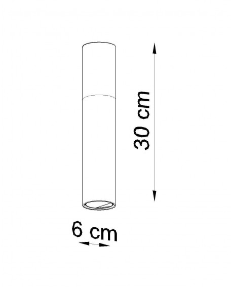 Plafon PABLO czarny Sollux SL.0635