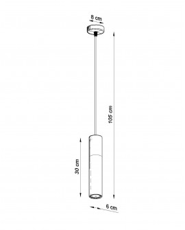 Lampa wisząca PABLO czarna Sollux SL.0632