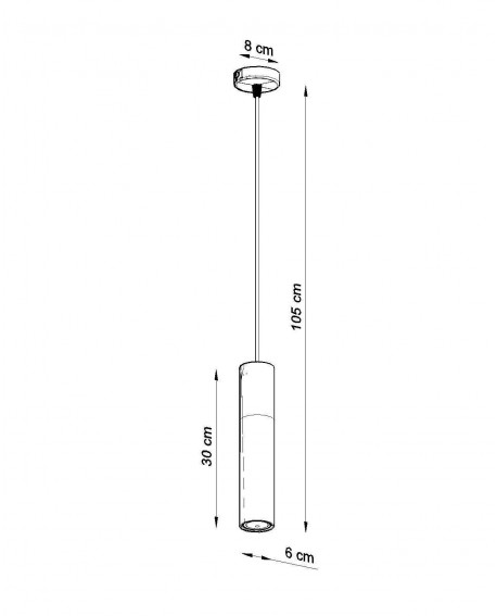 Lampa wisząca PABLO czarna Sollux SL.0632