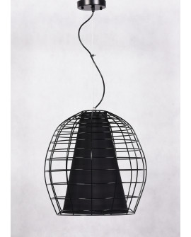 NOWOCZESNA LAMPA WISZĄCA CZARNA BOLZANO