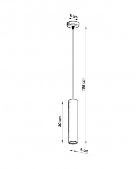 Lampa wisząca LINO 1 Sollux SL.0636