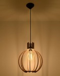 Lampa wisząca ARANCIA naturalne drewno Sollux SL.0391