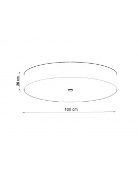 Plafon SKALA 100 biały Sollux SL.0817
