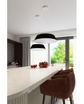 Plafon VEGA 60 czarny Sollux SL.0768