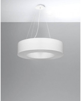 Żyrandol SATURNO 70 biały Sollux SL.0751