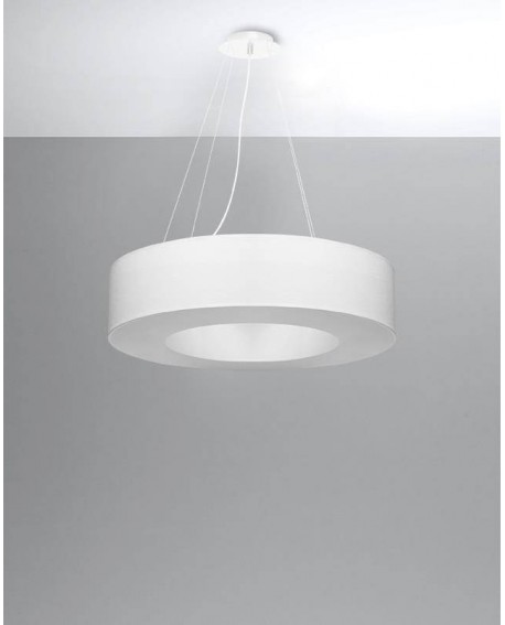 Żyrandol SATURNO 70 biały Sollux SL.0751