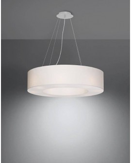 Żyrandol SATURNO 70 biały Sollux SL.0751