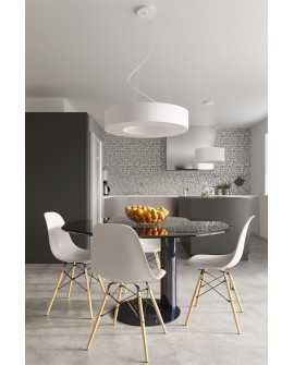 Żyrandol SATURNO 70 biały Sollux SL.0751