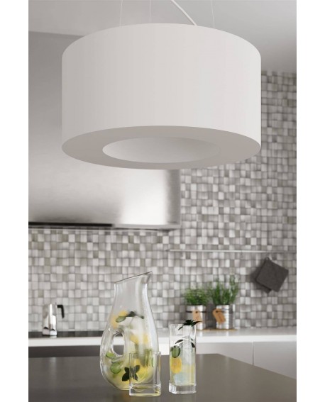 Żyrandol SATURNO 70 biały Sollux SL.0751