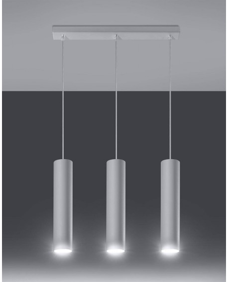 Lampa wisząca LAGOS 3L biały Sollux SL.0325