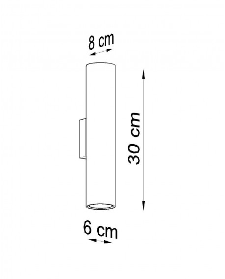 Kinkiet LAGOS 2 biały Sollux SL.0326