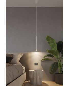 Lampa wisząca PASTELO 1 biała Sollux SL.0465