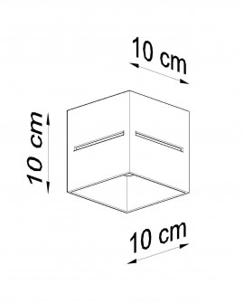 Plafon LOBO biały Sollux SL.0209