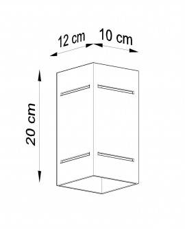 Kinkiet BLOCCO szary Sollux SL.0479