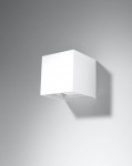 Kinkiet LUCA biały LED IP54 Sollux SL.0544