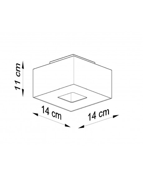 Plafon MONO 1 biały Sollux SL.0066