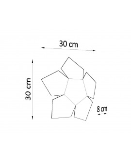 Kinkiet PENTA biały Sollux SL.0422