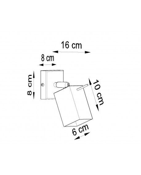 Kinkiet MERIDA biały Sollux SL.0095