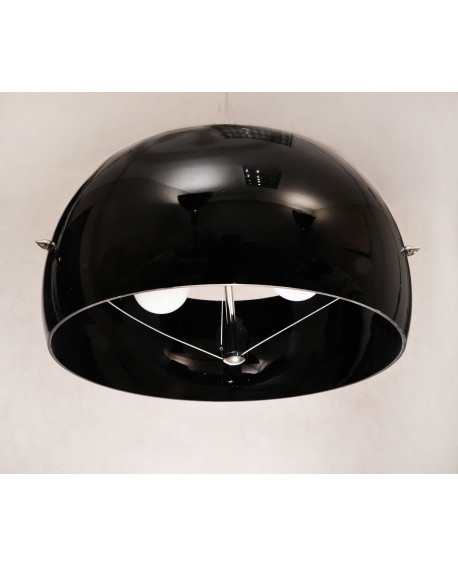 NOWOCZESNA LAMPA WISZĄCA CZARNA STILIO D50