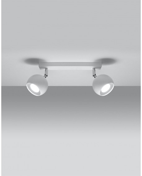 Plafon OCULARE 2 biały Sollux SL.0438