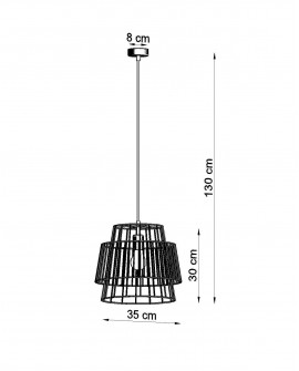 Lampa wisząca GATE biały Sollux SL.0662