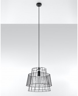 Lampa wisząca GATE czarny Sollux SL.0663