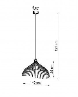 Lampa wisząca UMB biały Sollux SL.0664