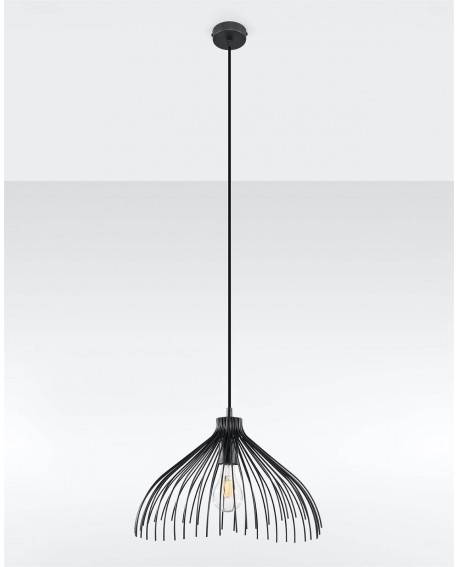 Lampa wisząca UMB czarny Sollux SL.0665