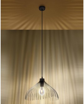 Lampa wisząca UMB czarny Sollux SL.0665