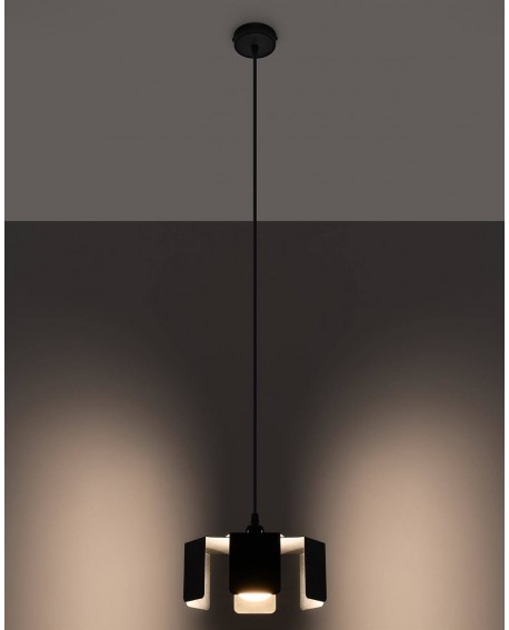 Lampa wisząca TULIP czarny Sollux SL.0667