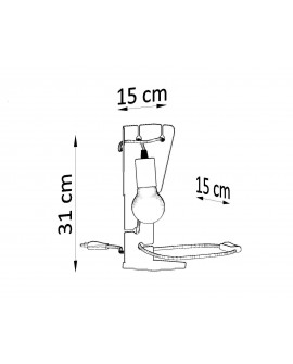 Lampa biurkowa ARBY czarna Sollux SL.0880