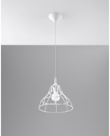 Lampa wisząca ANATA biała Sollux SL.0145