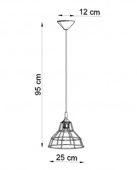 Lampa wisząca ANATA biała Sollux SL.0145