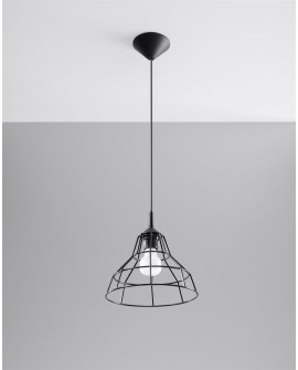 Lampa wisząca ANATA czarna Sollux SL.0146