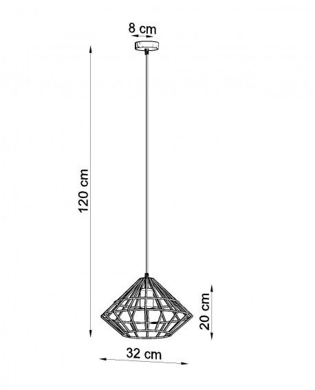 Lampa wisząca UMBERTO biała Sollux SL.0293