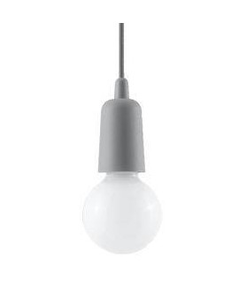 Lampa wisząca DIEGO 1 szara Sollux SL.0575