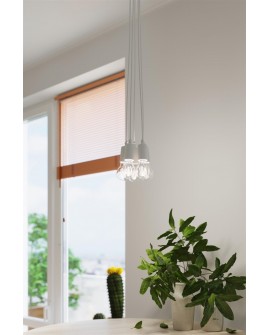 Lampa wisząca DIEGO 3 biała Sollux SL.0570