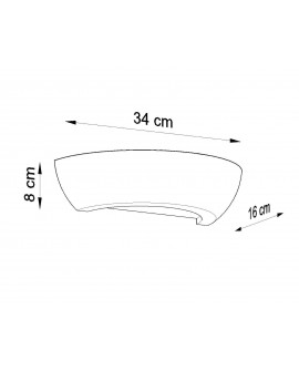 Kinkiet ceramiczny OSKAR Sollux SL.0160